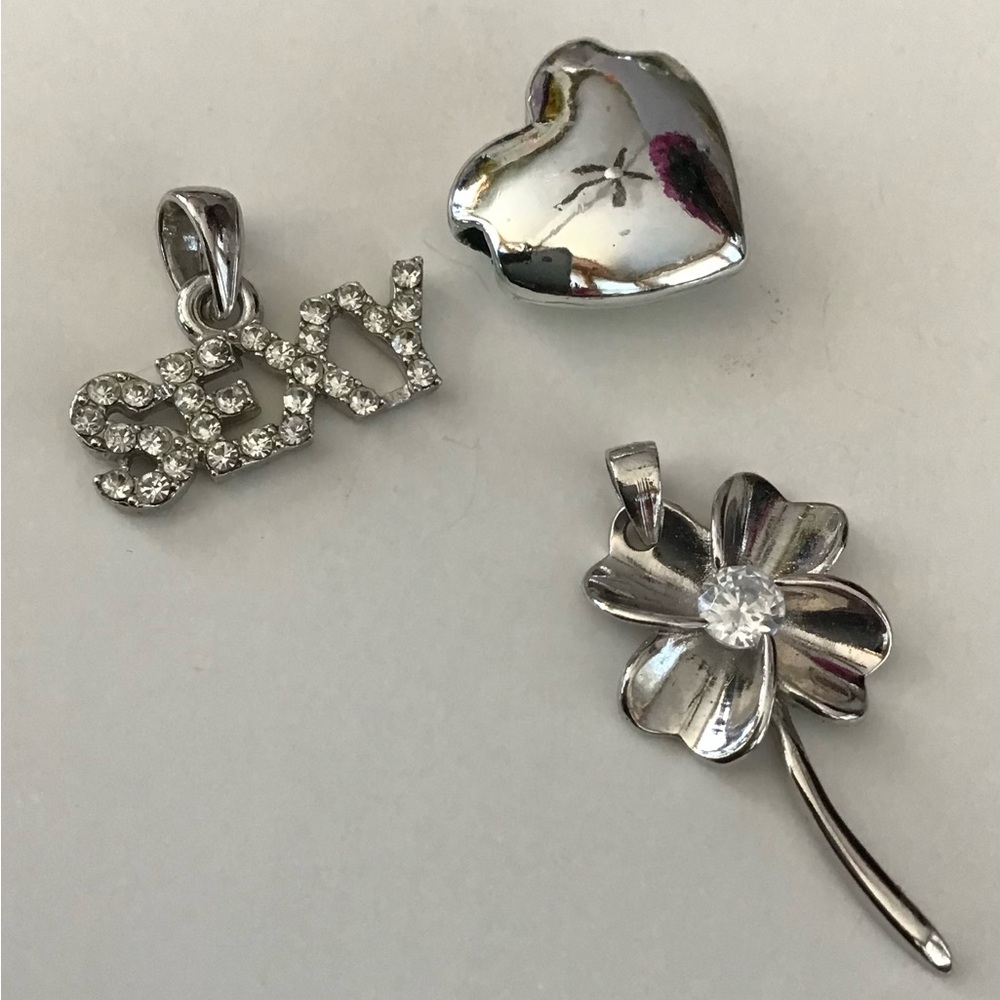 Three Charm Pendant Lot